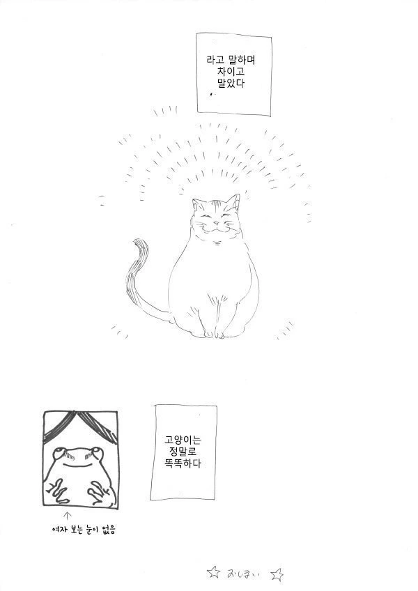고양이가 똑똑한 만화.manwha - 이미지 3