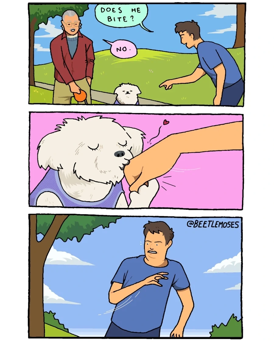 우리 개는 안물어요.manga