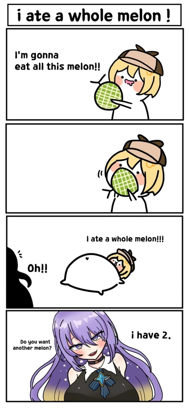 (버튜버)멜론 먹는 아메.manhwa