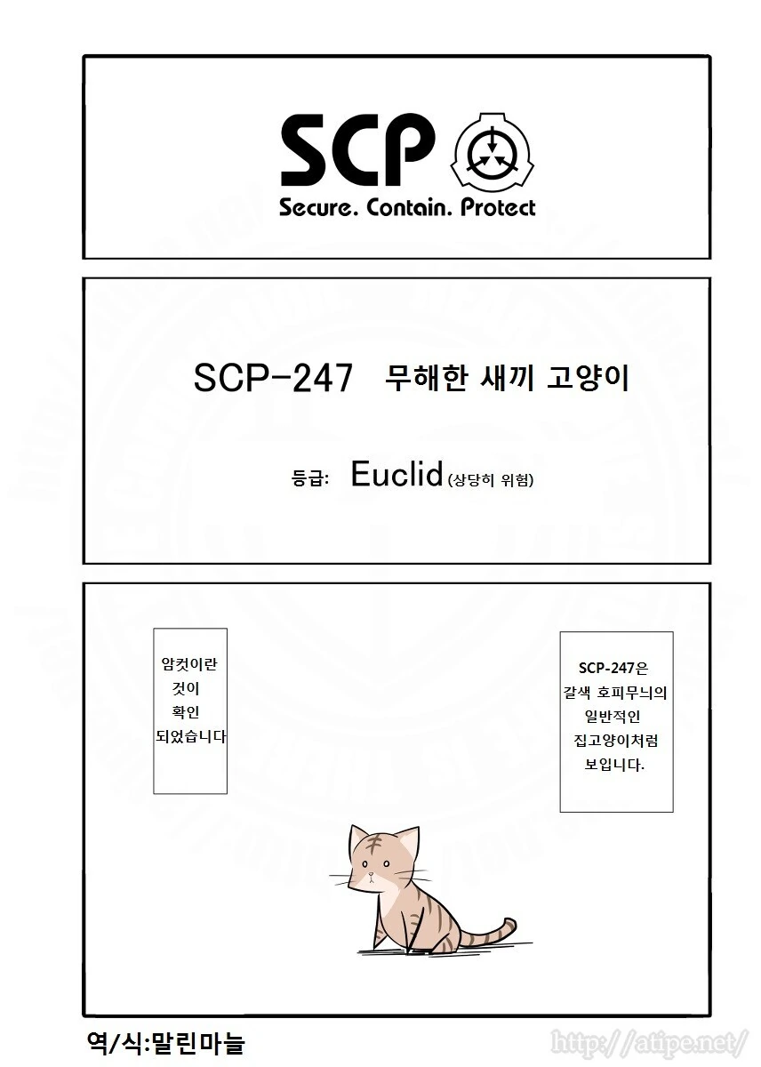 SCP-247 무해한 새끼 고양이