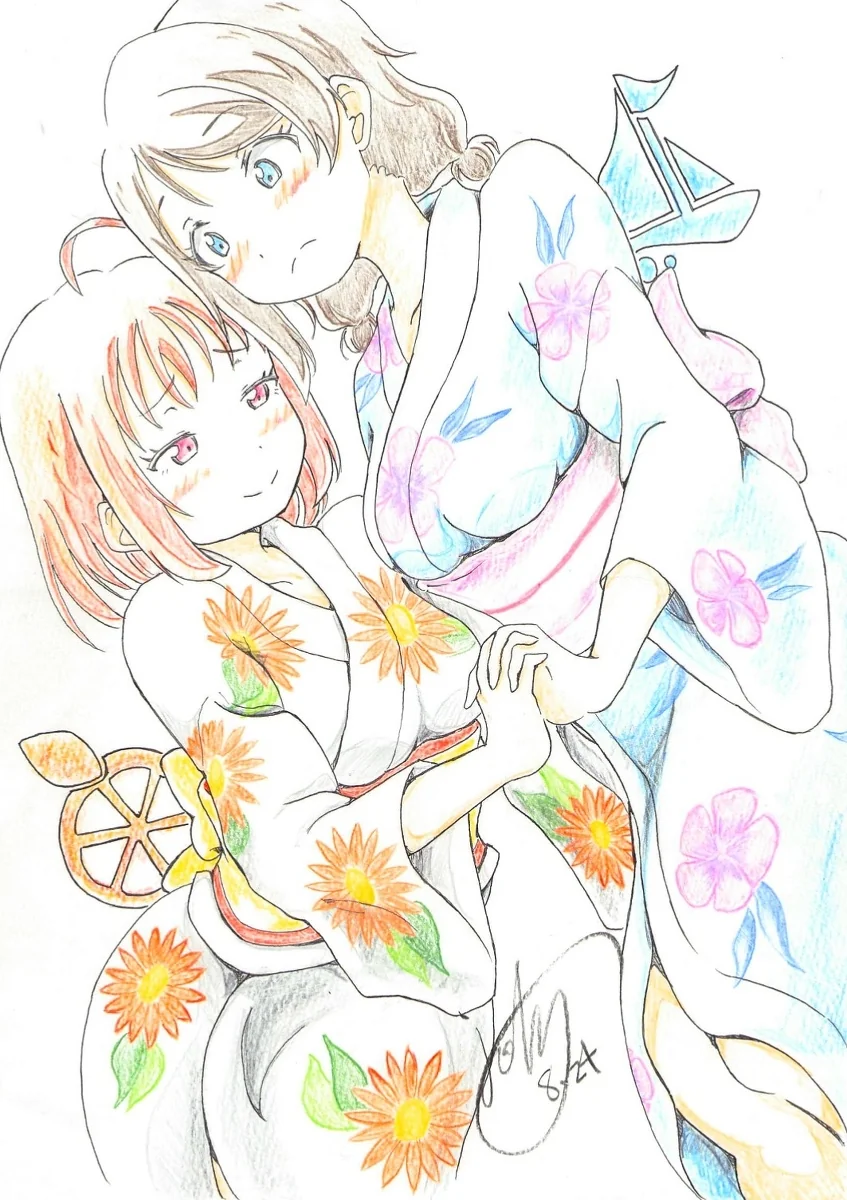 럽라)색연필로 요우치카