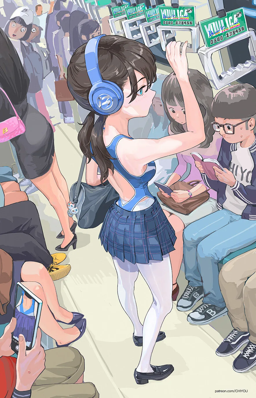 지하철에 마주치면 안되는 여자.jpg