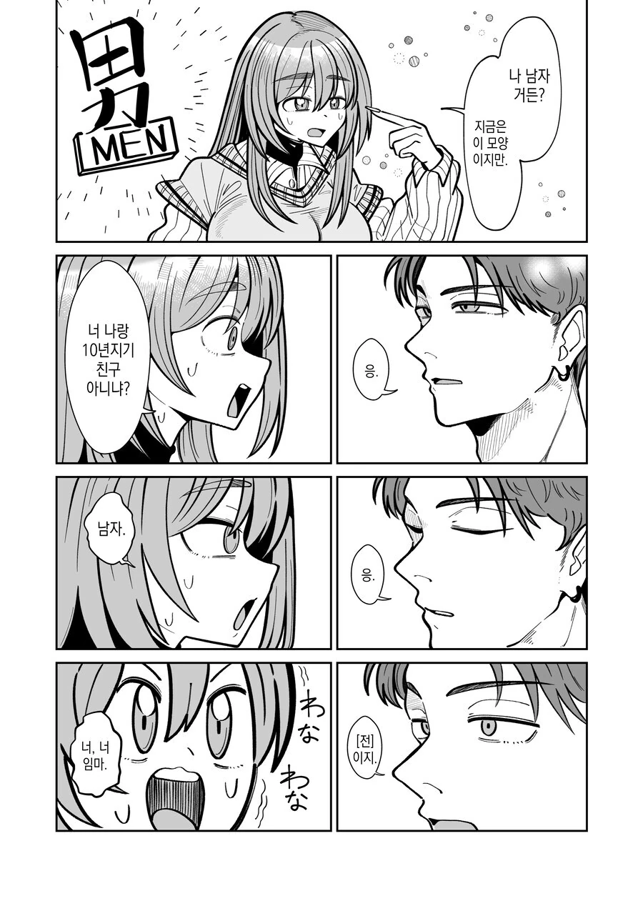 TS녀와 껄덕대는 친구.MANGA - 이미지 6