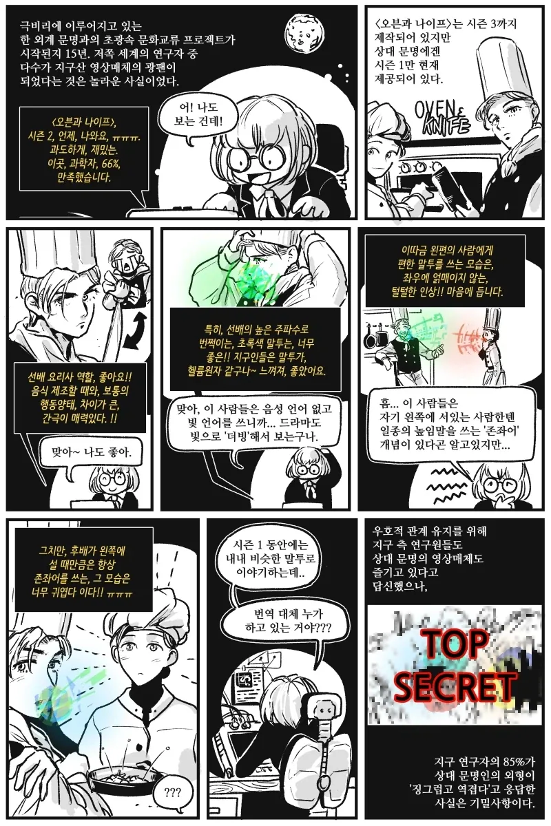 지구 문명의 드라마가 좋은 외계인.manhwa