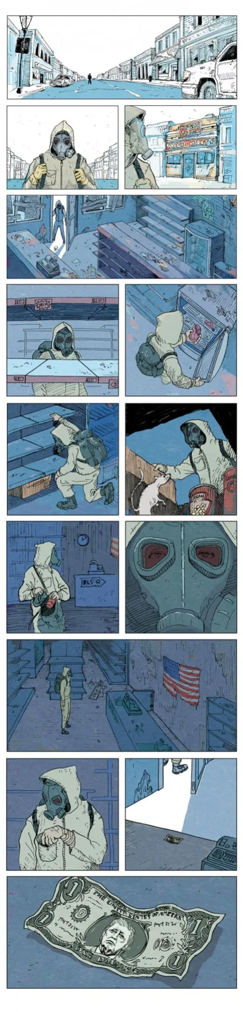 미래를 예언하는 트럼프 만화.manhwa