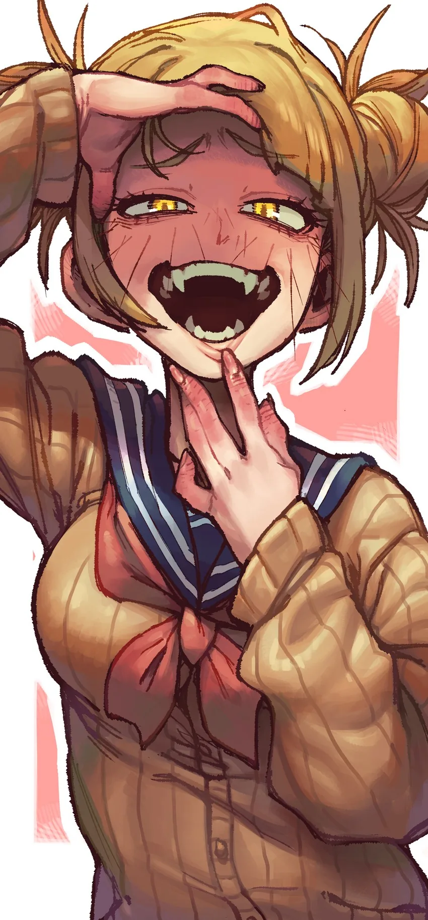 귀엽고 예쁘고 러블리한 금발 교복 미소녀.manga - 이미지 3