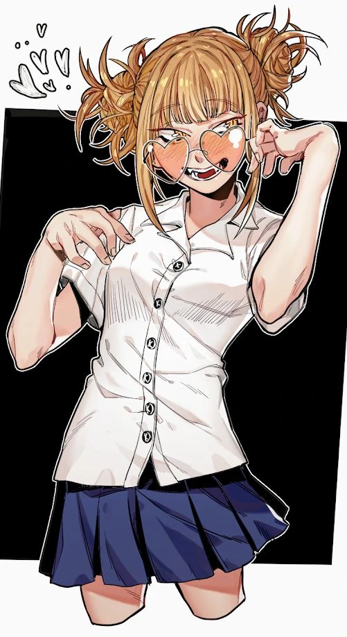 귀엽고 예쁘고 러블리한 금발 교복 미소녀.manga - 이미지 5