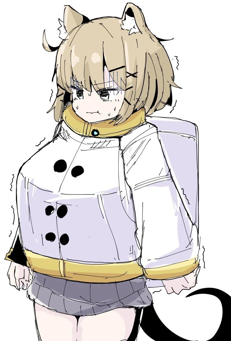 명일방주)옷 잠그기 힘들 것 같은 오퍼레이터 대표.manga