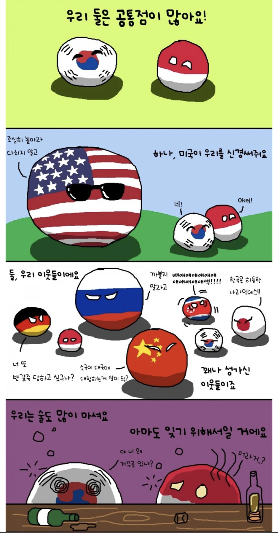 한국과 폴란드의 공통점.manhwa
