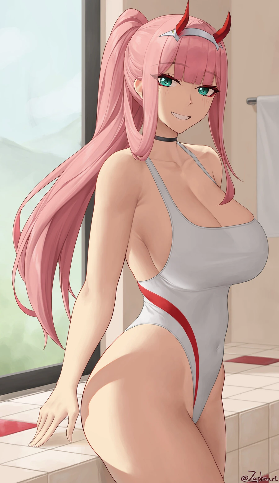 건전한 수영복