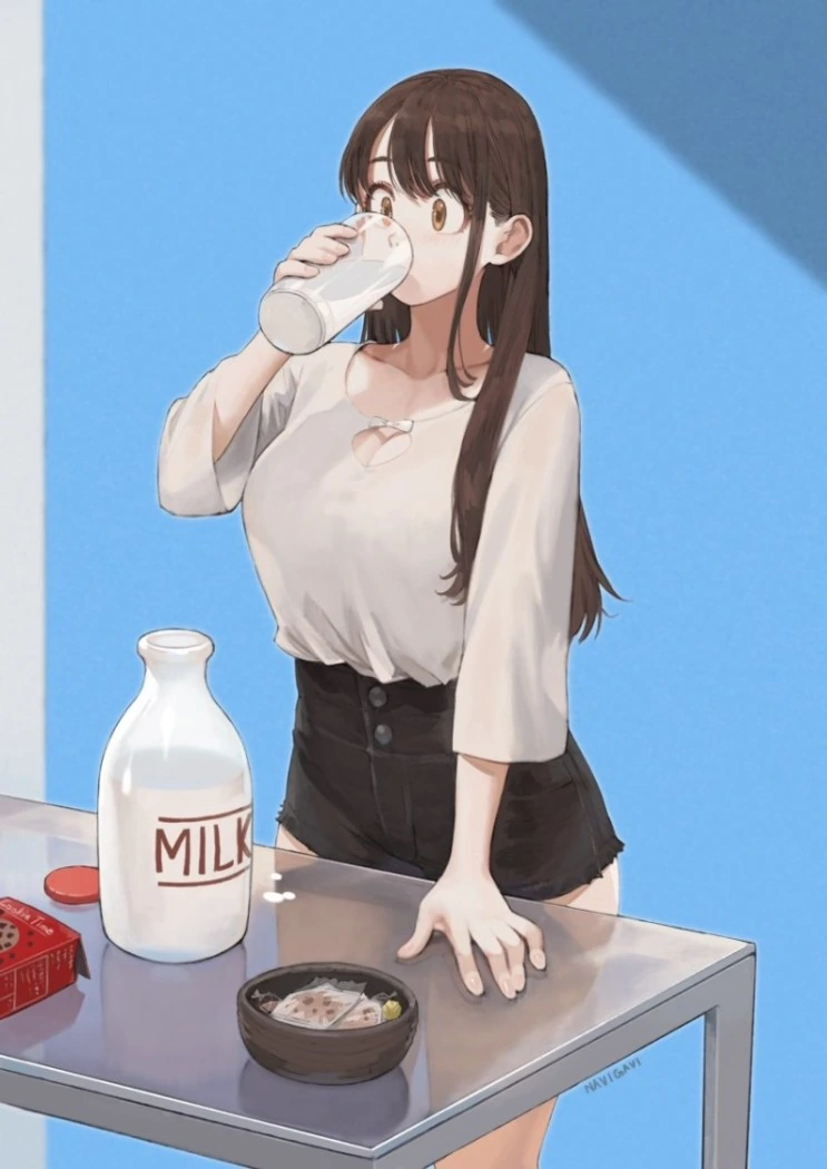 시리얼 못 먹는 만화
