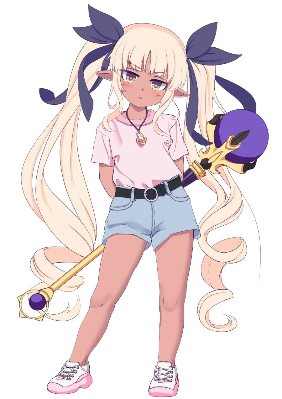 프리코네) 금발 태닝 쿄우카