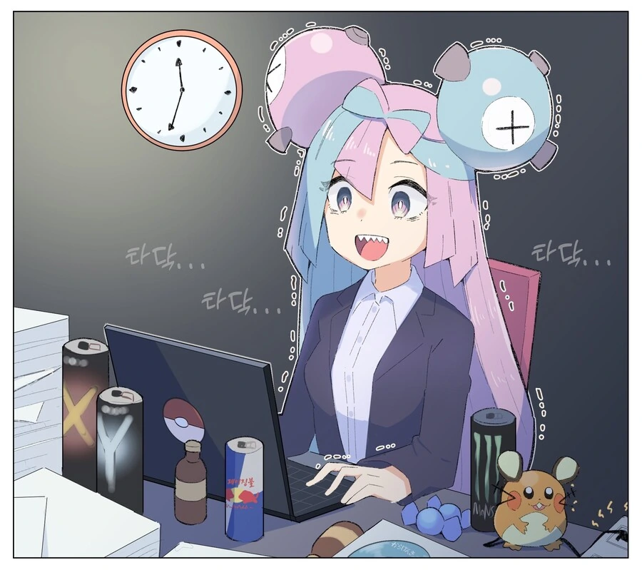 포켓몬)(핫산) 회사생활 모야모 1~3화.manhwa - 이미지 2