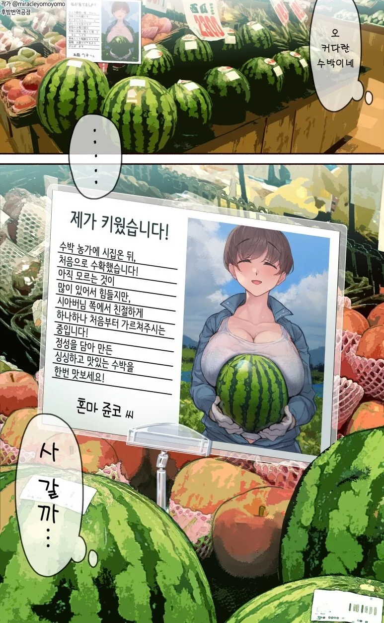 품질 확실한 수박 만화.manhwa