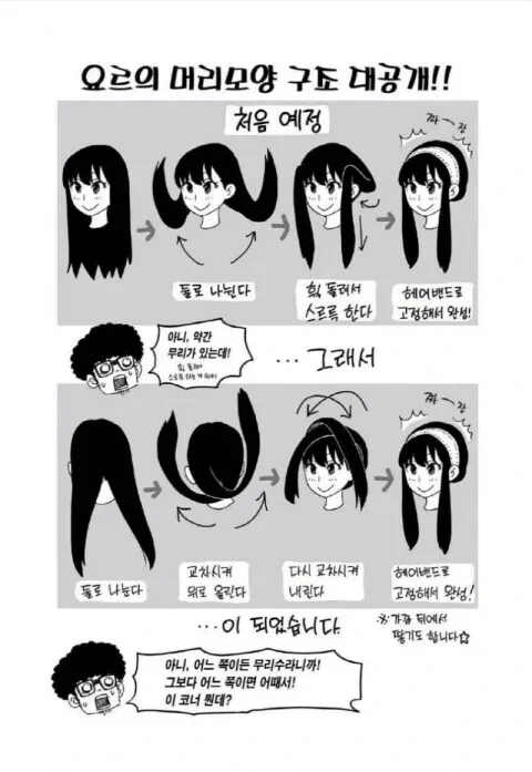 [스파이패밀리]요르의 머리를 묶는 방법