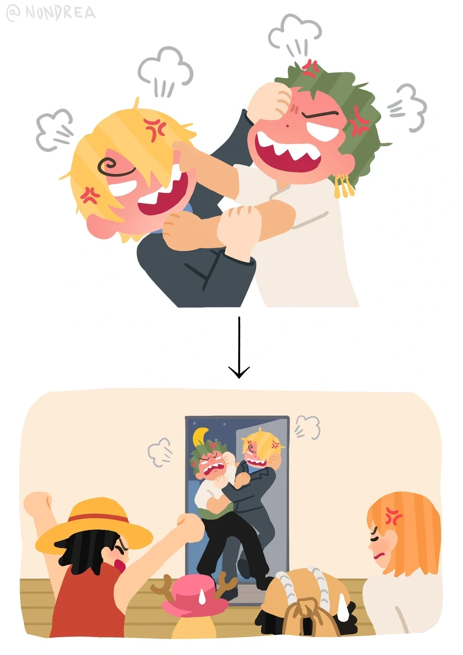 원피스)맨날 싸우는 두 사람.jpg