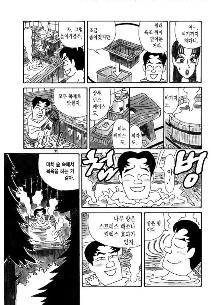자기 집 목욕탕을 나무로 만들어본 사람의 후기 만화 - 이미지 3