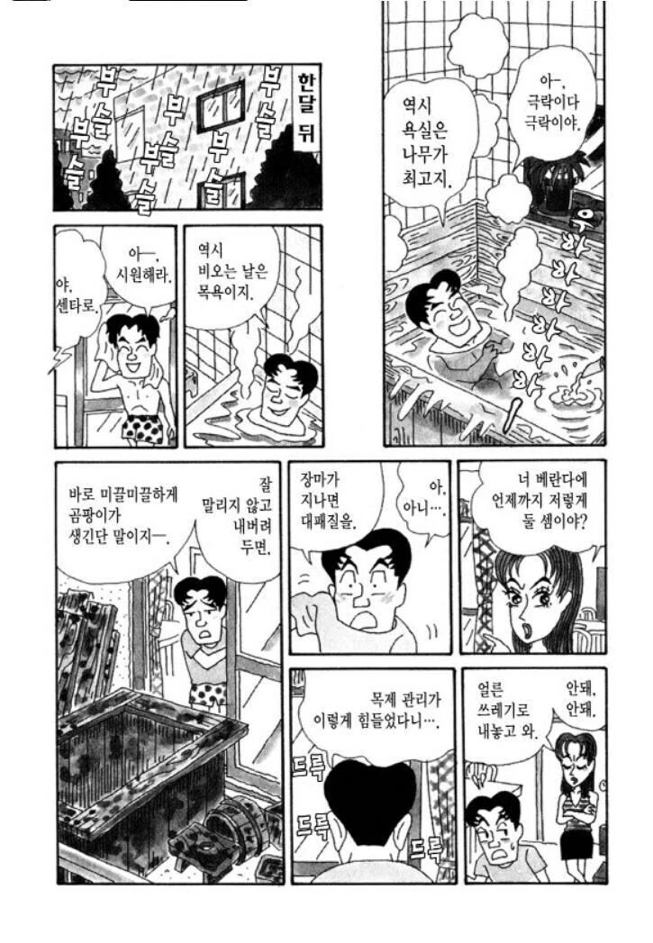 자기 집 목욕탕을 나무로 만들어본 사람의 후기 만화 - 이미지 4