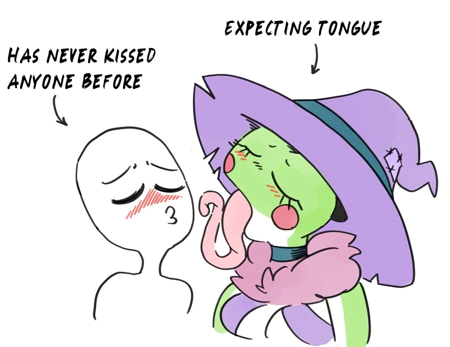 개구리랑 키스하는 만화