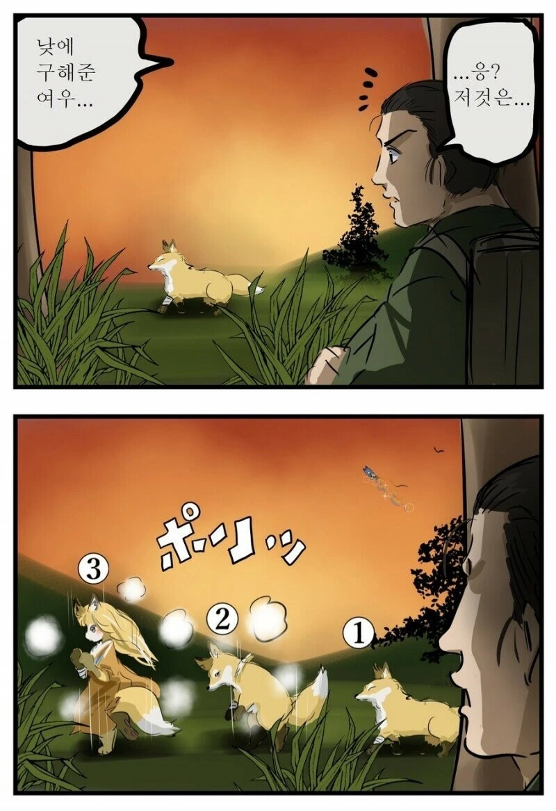 은혜 갚는 여우와 나무꾼.manhwa