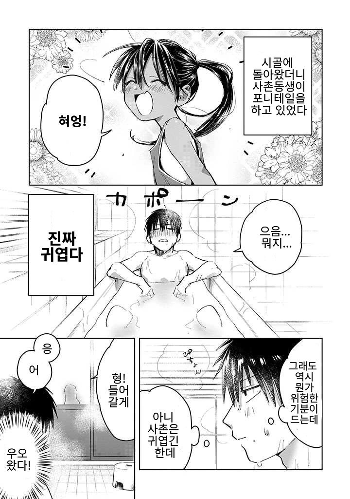 호모) 갈색 포니테일을 한 사촌동생 만화 - 이미지 12