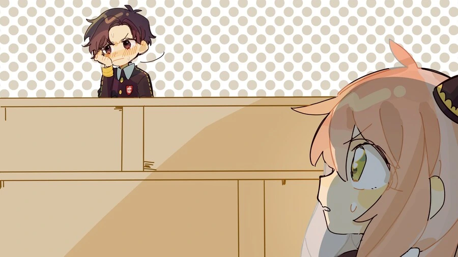 스파이패밀리) 대사 없는 아냐와 다미안 Manhwa - 이미지 4