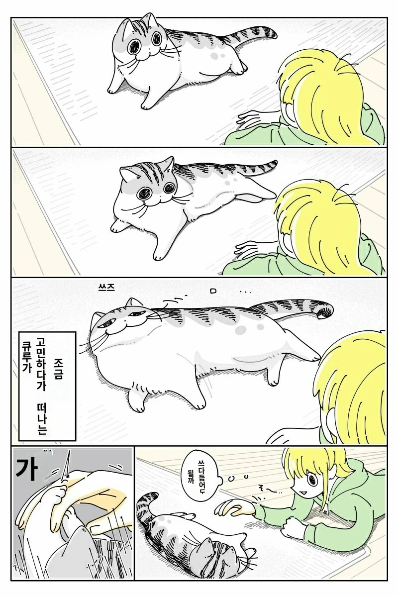 나이먹고 만사가 귀찮아진 고양이 - 이미지 2