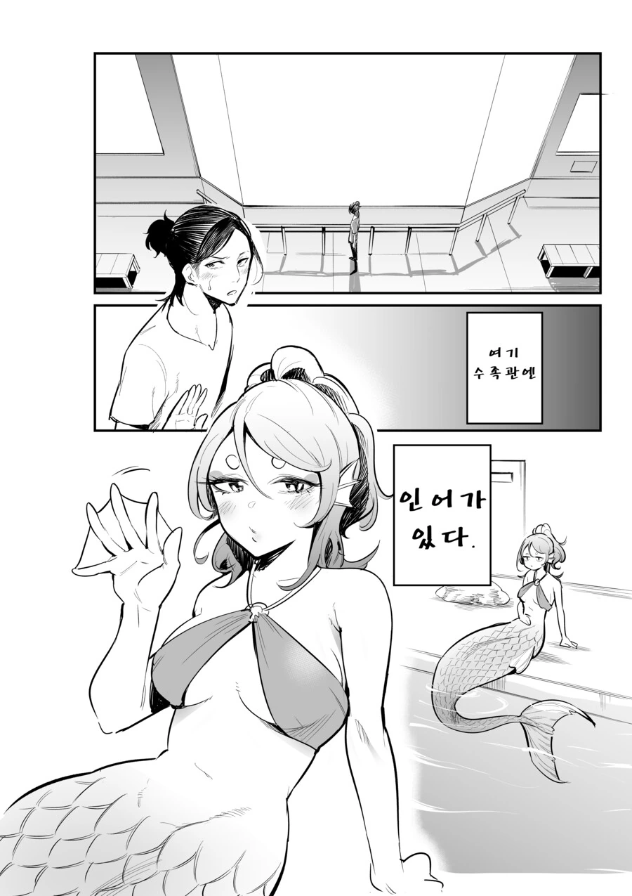 수족관의 인어에게 반하는 이야기.manhwa