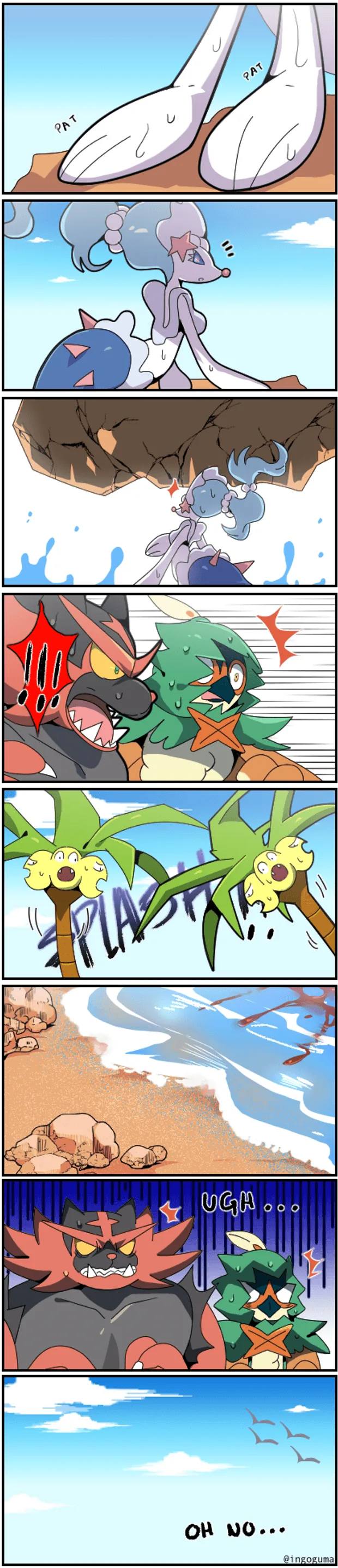 (포켓몬) 어흥염 vs 모크나이퍼.Manhwa - 이미지 2
