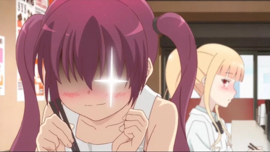 라면을 먹는 미소녀 - 이미지 6