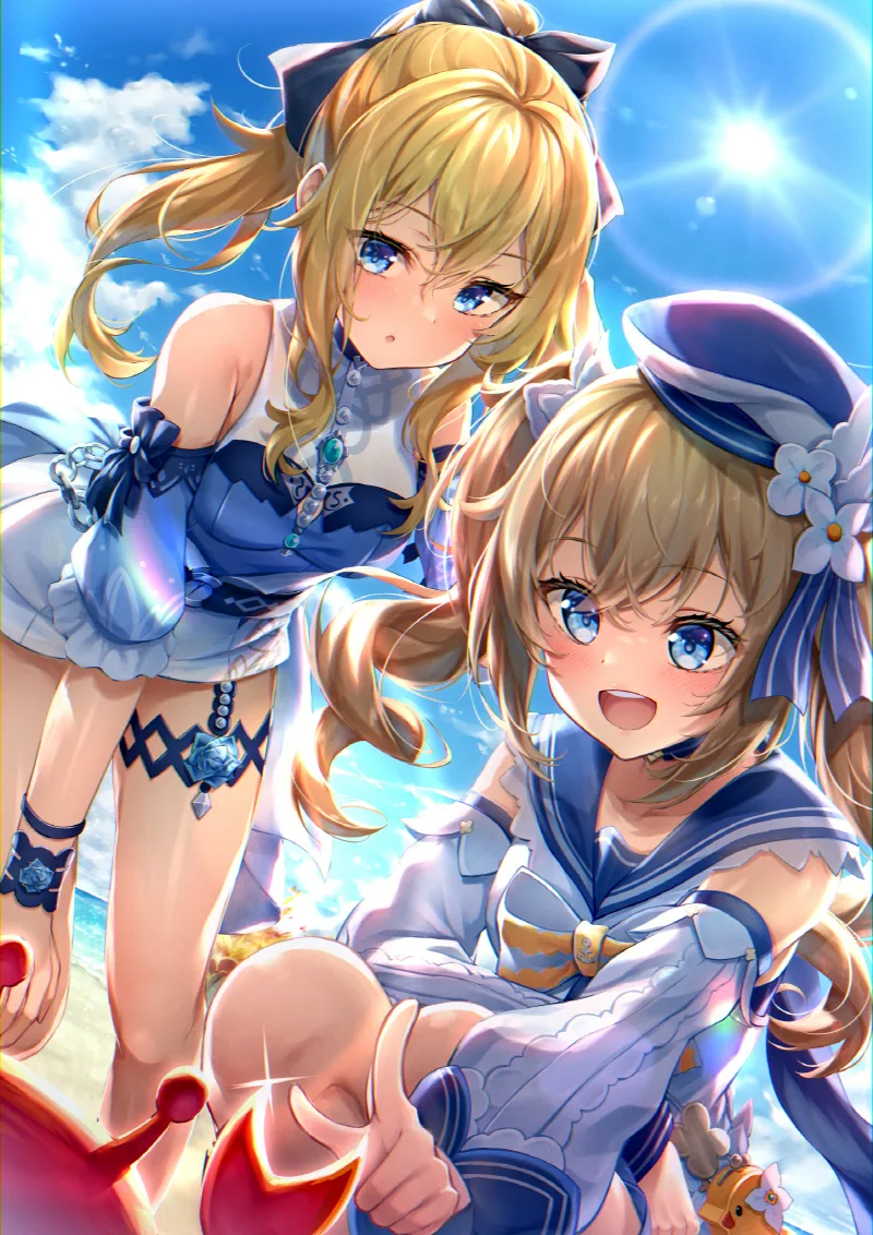(원신) 진단장, 바바라 새 코스튬 나오는 만화
