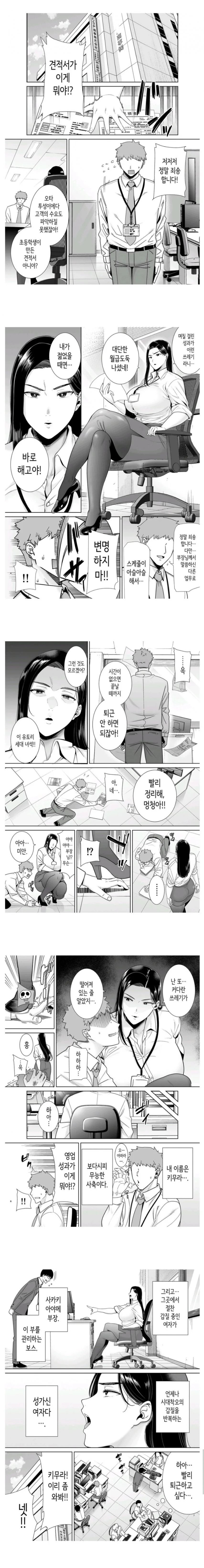 성격 더러운 직장 상사 만화