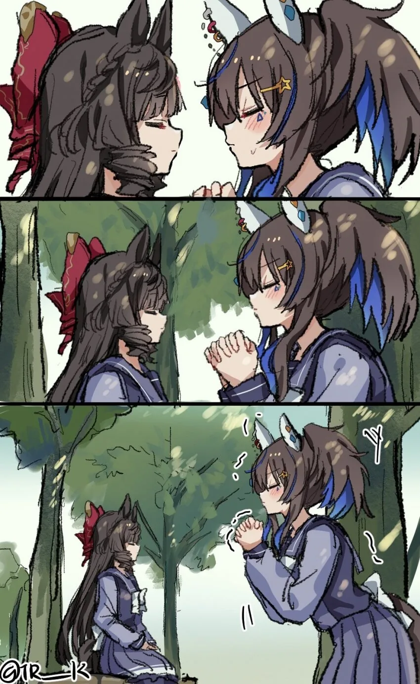 [말딸] 아가씨에게 키스하려는 헬리오스.manga