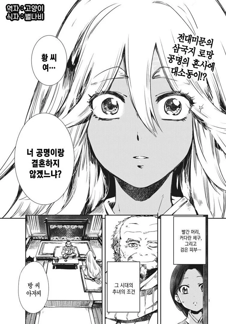 고증에 충실한 추녀인 제갈량 와이프.comic