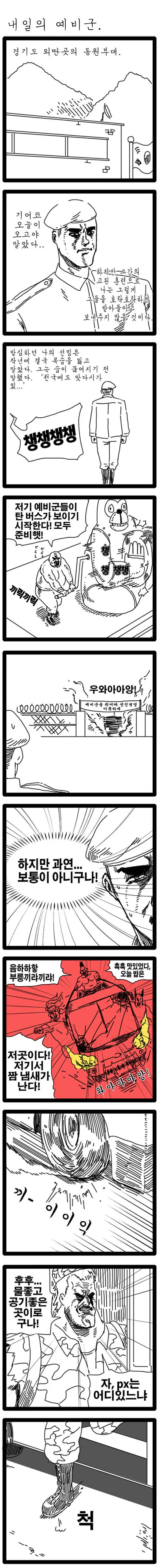 익스트림 예비군 만화