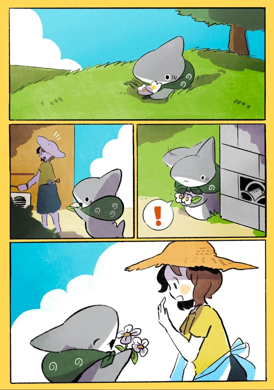 아기 상어의 여름 꽃.manga - 이미지 3