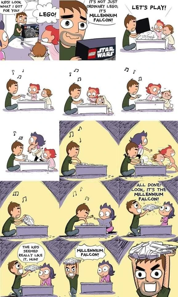 애들 선물로 레고 사온 만화.manga