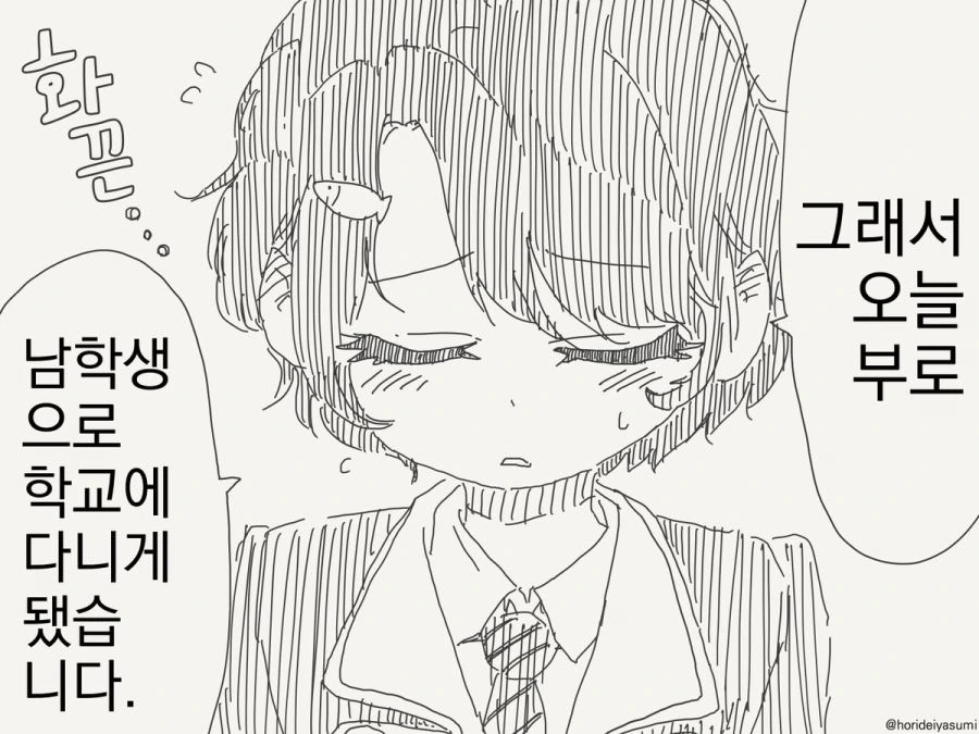 남학교에 다니는 만화