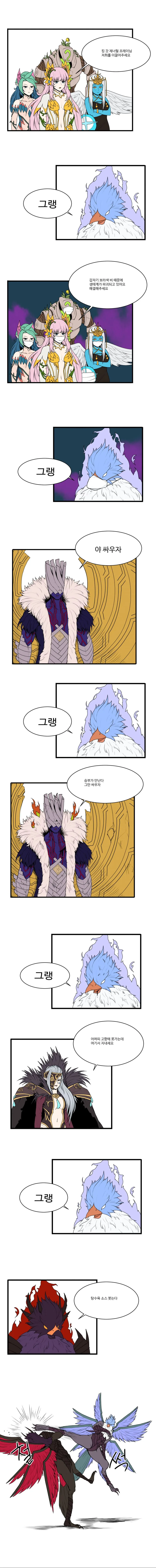 [던파]말 잘듣는 프레이 님 만화