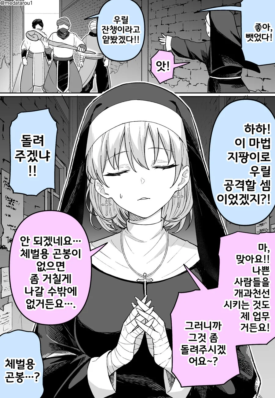 지팡이를 뺏긴 수녀님 manga