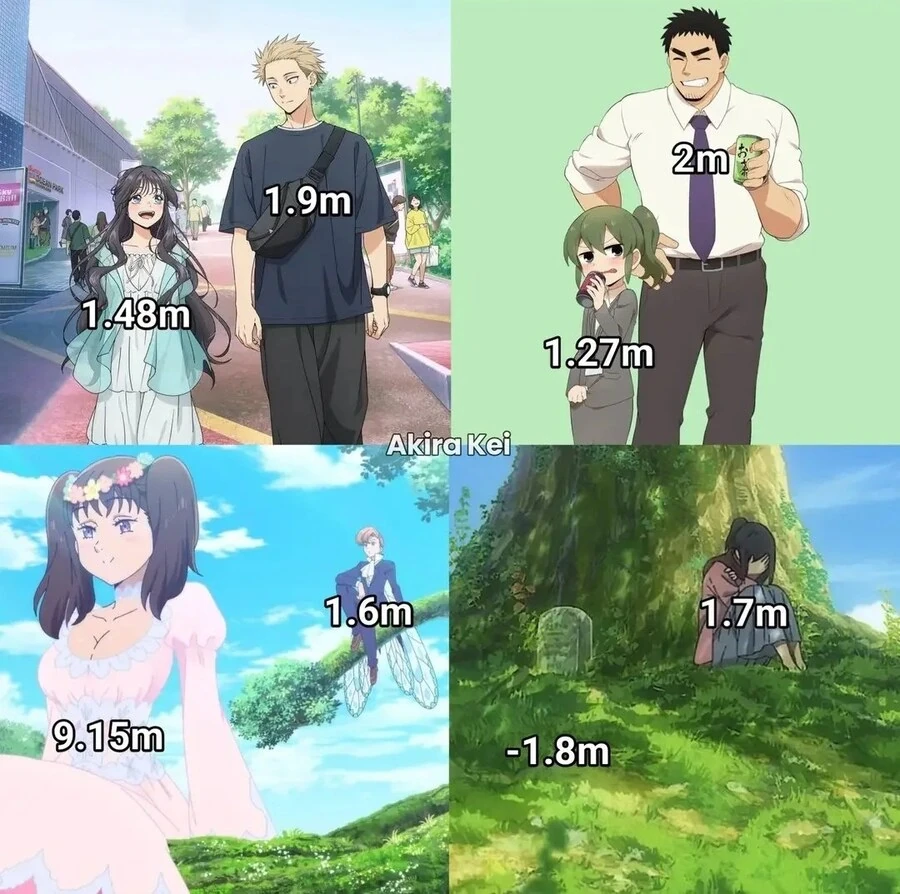 애니속 설레는 키차이를 지닌 커플들