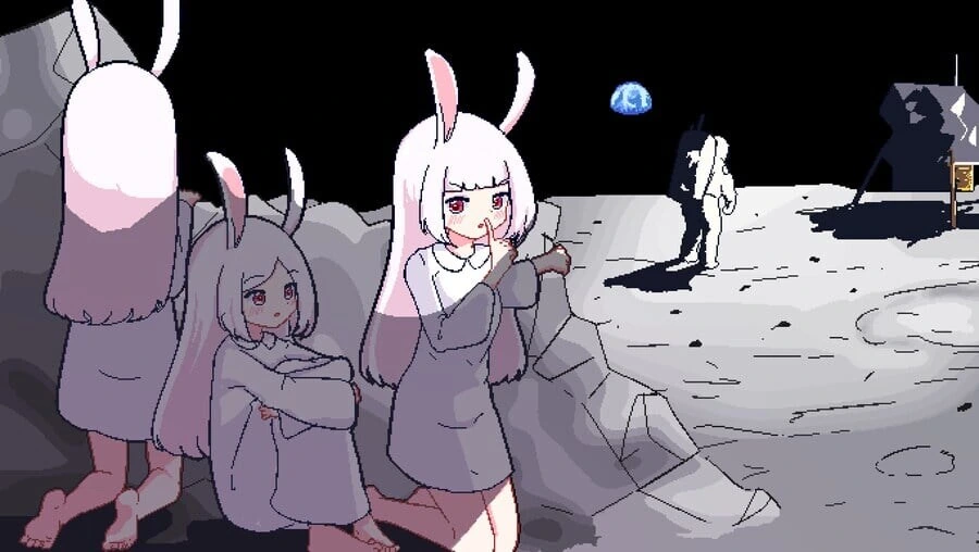 달에서 토끼 만나는 .manwha