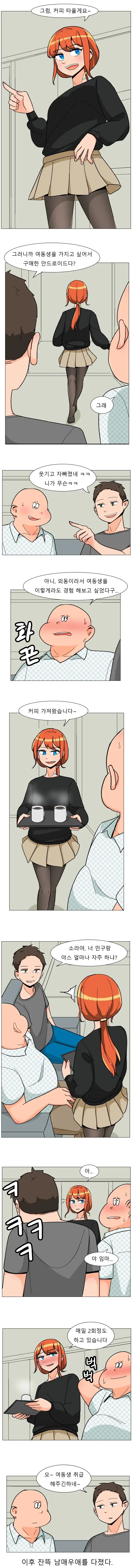 안드로이드 여동생 취급하는 만화 .manhwa