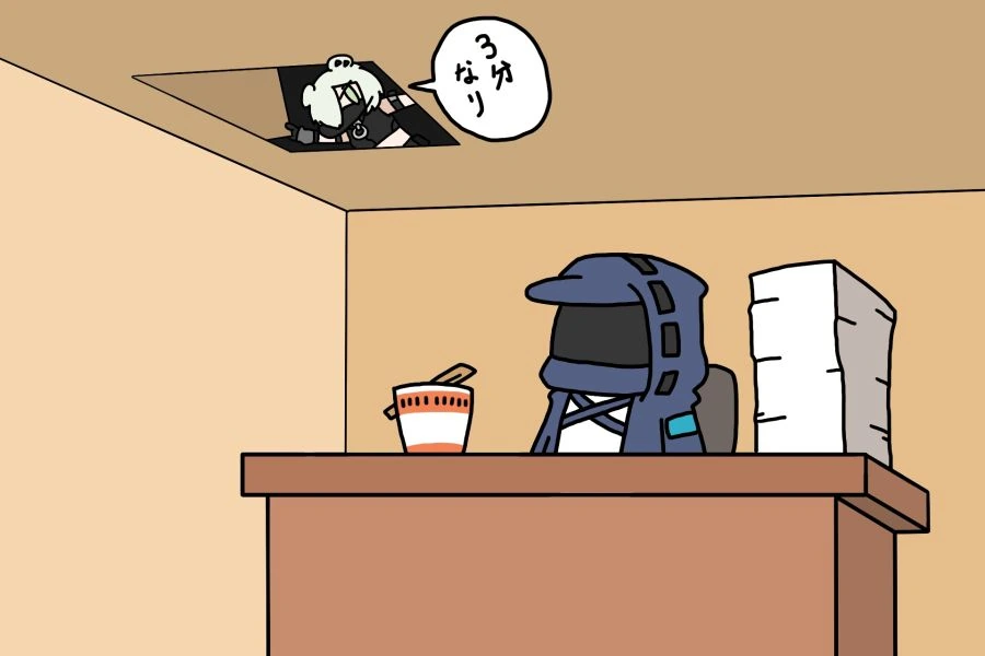 명일방주)컵라면 타이머.manga