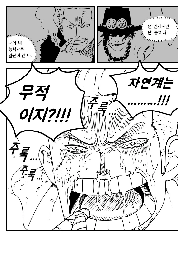 원피스) "자연계는 무적이라고 말해!"