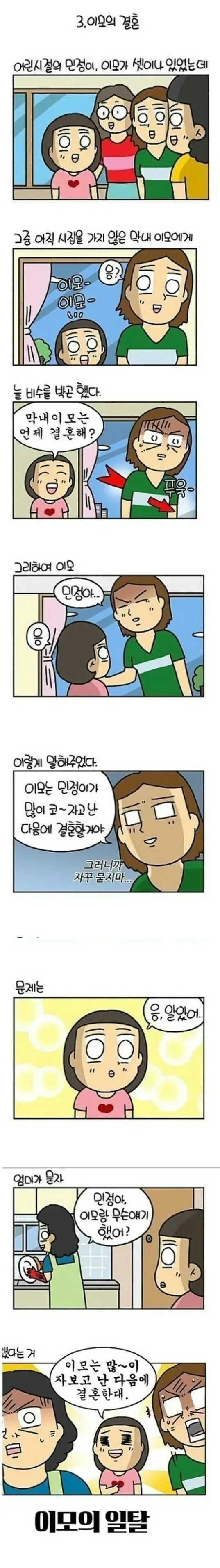 민정이 이모 만화