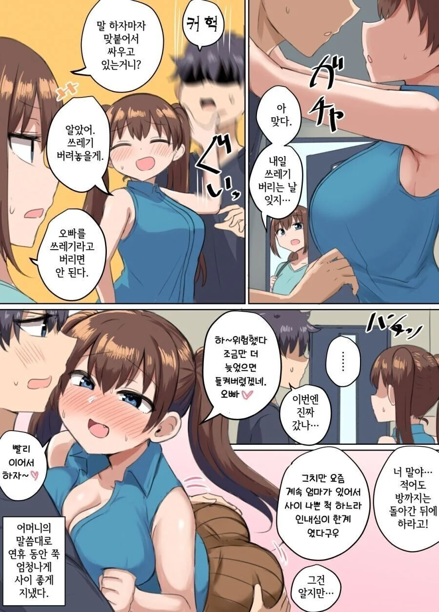 사이 나쁜 남매 만화
