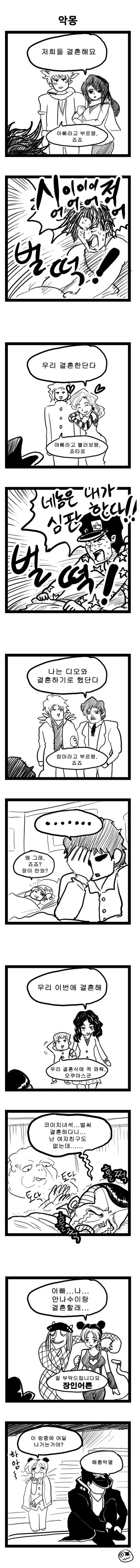 죠죠)끔찍한 악몽을 꾸는.manhwa