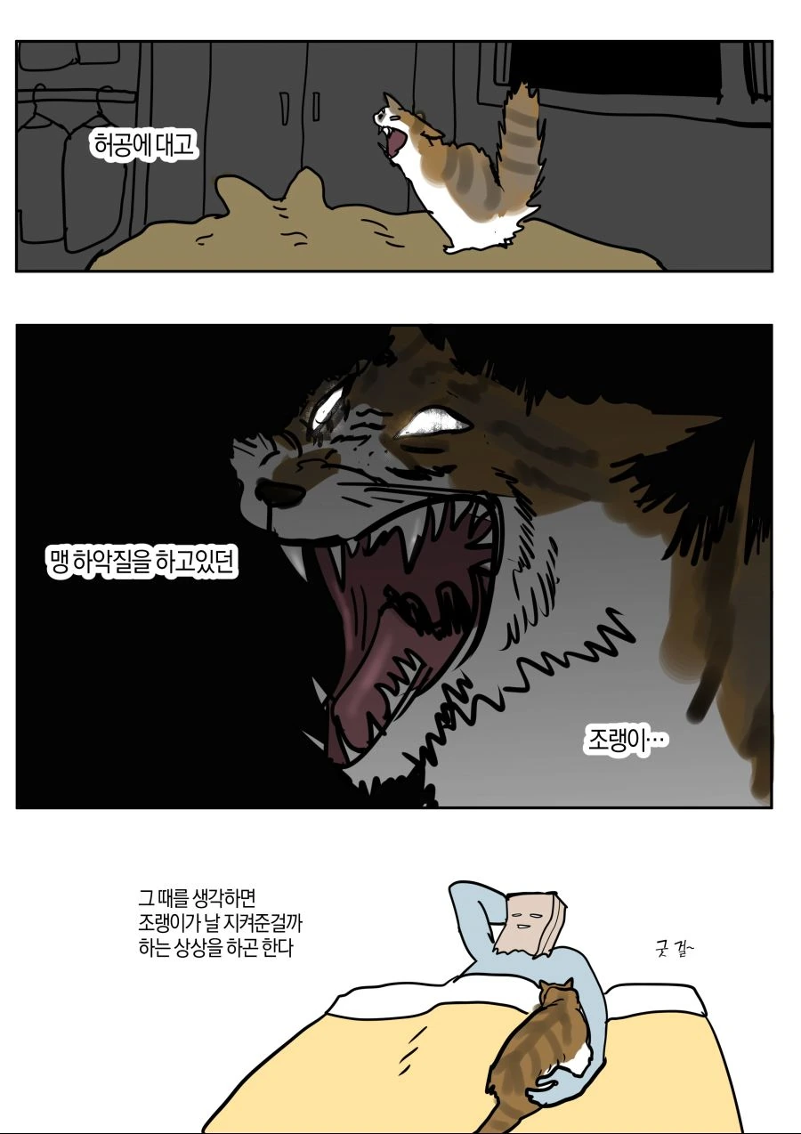 고양이가 가위 풀어준 만화.manwha - 이미지 2