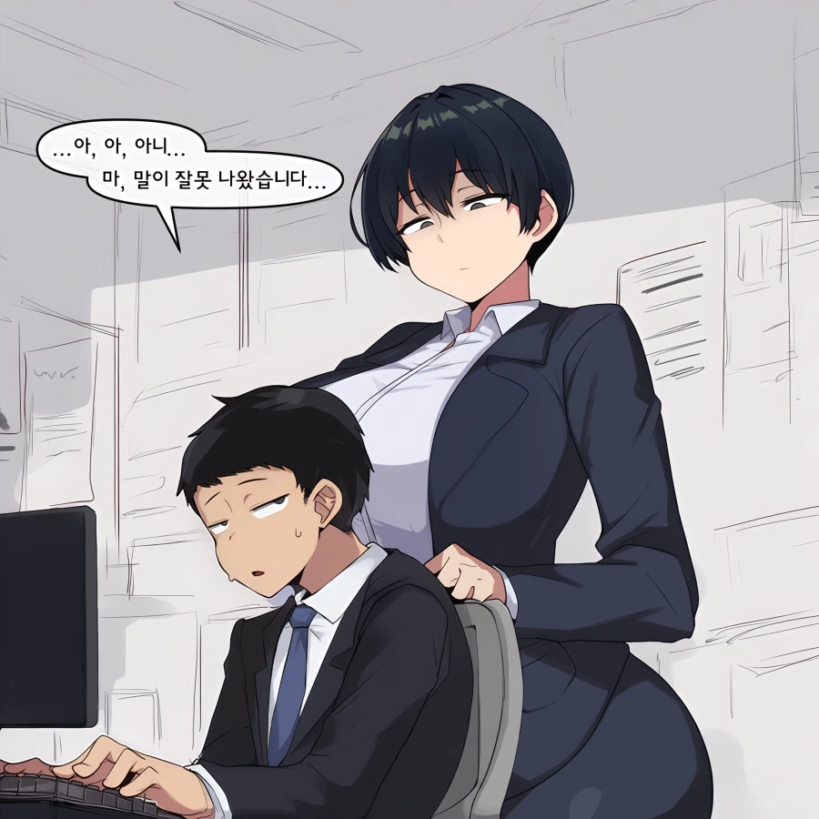 ai) 회사 동료에게 데이트 권하는 여과장 Manhwa - 이미지 5